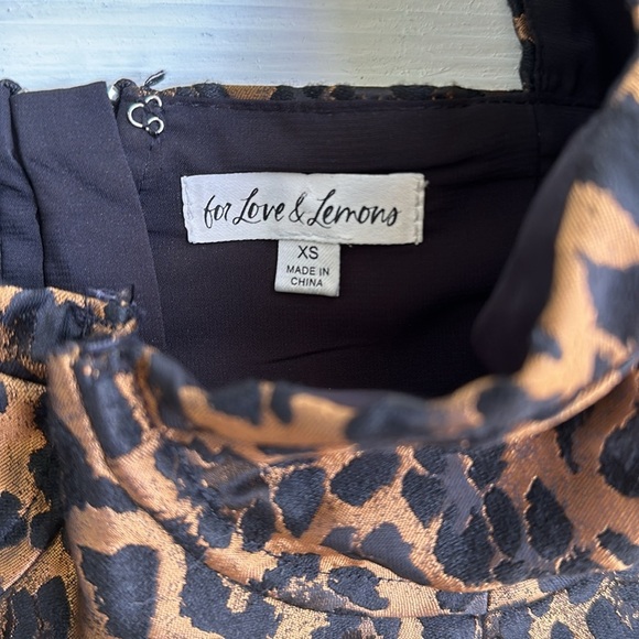 For Love & Lemons Jett Bustier Top Puff Sleeve size XS - Picture 4 of 7